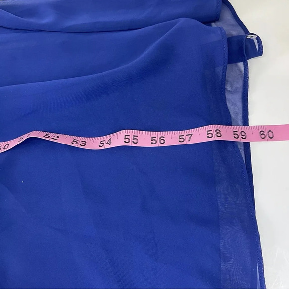 Alex Evenings 2 Piece Set Gown Jacket Electric Blue Glitter Womens 16W NWT Maxi - Picture 16 of 16